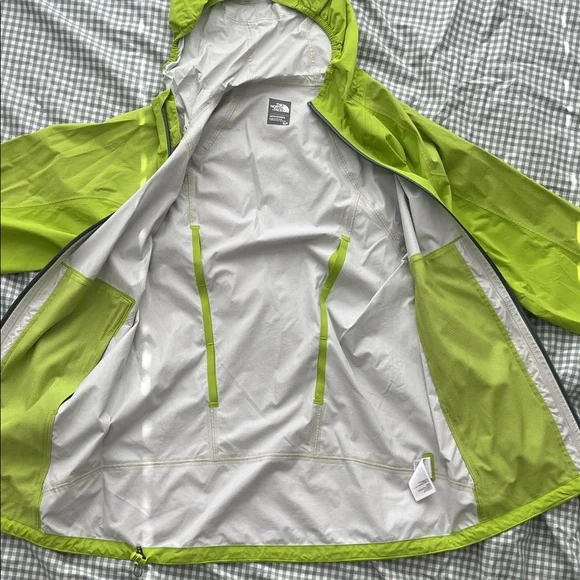 The North Face Neon Green Full-Zip Jacket - Picture 3 of 6